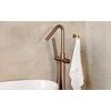 Grindinis vonios maišytuvas Besco Veo 3.0 ColdMode, Brushed Copper