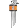 HEX šešiakampių raktų rinkinys Bradas, 1,5–10 mm, 9 vnt., extra long