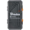 HEX šešiakampių raktų rinkinys Bradas, 1,5–10 mm, 9 vnt., long