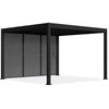 Horizontalios žaliuzės pavėsinėms Pergola ELEGANCE/DELUXE/FUSION 1.3 m, Anthracite (123.5 cm)