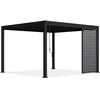 Horizontalios žaliuzės pavėsinėms Pergola ELEGANCE/DELUXE/FUSION 1.3 m, Anthracite (123.5 cm)