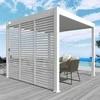 Horizontalios žaliuzės pavėsinėms Pergola ELEGANCE/DELUXE/FUSION 1 m, Baltas (93 cm)