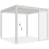 Horizontalios žaliuzės pavėsinėms Pergola ELEGANCE/DELUXE/FUSION 1 m, Baltas (93 cm)