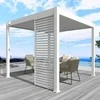 Horizontalios žaliuzės pavėsinėms Pergola ELEGANCE/DELUXE/FUSION 1 m, Baltas (93 cm)