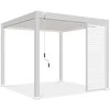 Horizontalios žaliuzės pavėsinėms Pergola ELEGANCE/DELUXE/FUSION 1 m, Baltas (93 cm)