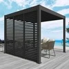 Horizontalios žaliuzės pavėsinėms Pergola ELEGANCE/DELUXE/FUSION 1 m, Anthracite (93 cm)