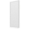Horizontalių žaliuzių sienelė pavėsinėms Pergola ELEGANCE/DELUXE/FUSION 1.2 m, Baltas (113.3 cm)