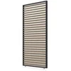Horizontalių žaliuzių sienelė pavėsinėms Pergola ELEGANCE/DELUXE/FUSION 1.3 m, Woodgrain (123.5 cm)
