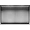 Įleidžiama vonios kambario lentyna REA 03, 30x60 cm, Brushed steel