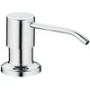 Įmontuojamas skysto muilo dozatorius Mexen Oval, 320 ml, Chrome