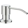 Įmontuojamas skysto muilo dozatorius Mexen Oval, 320 ml, Inox