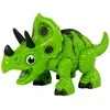 Interaktyvus dinozauras Triceratops su garų ir garso efektais, žalias