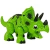 Interaktyvus dinozauras Triceratops su garų ir garso efektais, žalias