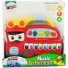 Interaktyvus pianinas Gaisrinės automobilis, raudonas