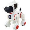 Interaktyvus robotas šuo su nuotolinio valdymo pultu, baltas/oranžinis