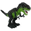 Interaktyvus ugnimi alsuojantis dinozauras, žalias