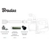 Jungtis Bradas PIN LUG PP, 1/2" vid.sr. - 1/2" žarnai