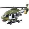 Karinis sraigtasparnis su šviesos ir garso efektais, khaki, 1:16