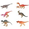Klasikinis elektrinis traukinys su dinozaurais, šviesos, garso ir garų efektais, 39 el.