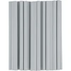 Klipsai tvoros juostai Bradas Solid, 19 cm, 20 vnt., šviesiai pilka