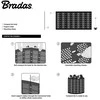 Komposto dėžė Bradas, 400 l, Ø75 cm