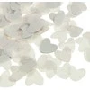 Konfeti patranka Baltas Hearts, 30 cm, 1 vnt.