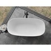 Konglomerato vonia Mexen Como, 150 x 82 cm, Baltas matt