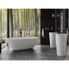 Konglomerato vonia Mexen Como, 150 x 82 cm, Baltas gloss