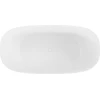 Konglomerato vonia Mexen Como, 150 x 82 cm, Baltas gloss