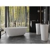 Konglomerato vonia Mexen Como, 170 x 82 cm, Baltas gloss
