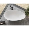 Konglomerato vonia Mexen Milano, 150 x 82 cm, Baltas gloss