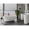 Konglomerato vonia Mexen Siena, 170 x 80 cm, Baltas matt