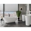 Konglomerato vonia Mexen Siena, 170 x 80 cm, Baltas gloss