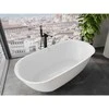 Konglomerato vonia Mexen Siena, 170 x 80 cm, Baltas gloss