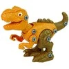 Konstrukcinis rinkinys - dinozauras Tyrannosaurus Rex su kiaušiniu, oranžinis