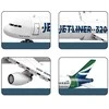 Konstruktoriaus rinkinys "Jetliner 320" keleivinis lėktuvas, 133 d.