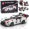 Konstruktoriaus rinkinys "Sportinis automobilis VIPER", baltas, 419 el.