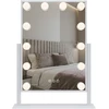 Kosmetinis veidrodis su LED, Baltas, 30x40