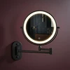 Kosmetinis veidrodis su LED Glow, Juodas