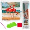 Kūrybinis rinkinys - deimantinė mozaika 3D "Flamingai"
