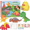 Kūrybinis siuvimo rinkinys iš veltinio "Dinozaurų pasaulis"