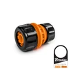 Laistymo žarnų sujungimo adapteris 3/4" / 1/2" Bradas Juodas LINE