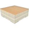 Lauko baldų komplektas AVOCADO WOOD, rusvai gelsvas