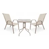 Lauko baldų komplektas Bergama Square, 60x60 cm, 2+1, Taupe