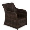 Lauko baldų komplektas Bergamo, Brown Mat / Brown Melange