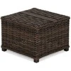 Lauko baldų komplektas Bergamo, Brown Mat / Brown Melange