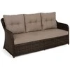 Lauko baldų komplektas Bergamo, Brown Mat / Brown Melange