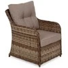 Lauko baldų komplektas Bergamo, Ginger / Brown Melange