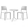 Lauko baldų komplektas BORA BISTROT/STEP 2+1, Bianco