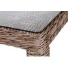 Lauko baldų komplektas Bristol 180 cm, 6+1, Ginger / Brown Melange